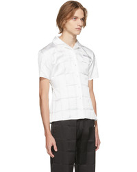 Coperni White Flou Mcanique Boxy Short Sleeve Shirt