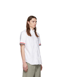 Thom Browne White Gros Cuff Straight Fit Shirt
