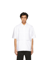 Juun.J White Layered Short Sleeve Shirt