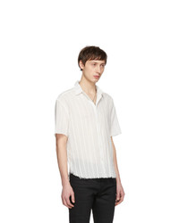 Saint Laurent White Open Seam Shirt