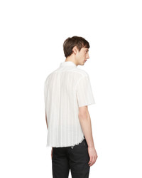 Saint Laurent White Open Seam Shirt