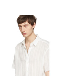 Saint Laurent White Open Seam Shirt