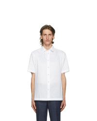 Paul Smith White Organic Cotton Short Sleeve Shirt