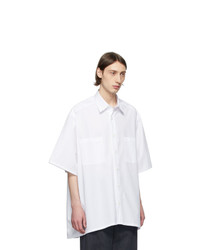 Givenchy White Oversize Patch Shirt