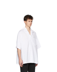 Maison Margiela White Oversized Poplin Shirt