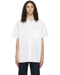 Nanamica White Regular Collar Shirt