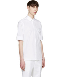 Neil Barrett White Short Sleeve Shirt