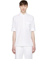 Neil Barrett White Short Sleeve Shirt