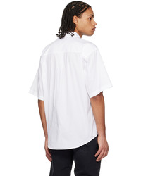 DSQUARED2 White Surfboard Bowling Shirt