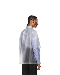 Xander Zhou White Translucent Shirt