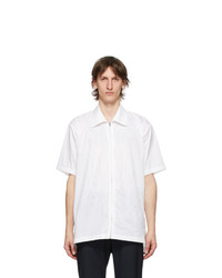 Cornerstone White Zip Short Sleeve Shirt
