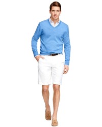 Brooks Brothers 11 Linen And Cotton Bermuda Shorts