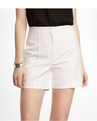 Express 4 12 Inch High Rise Pintucked Shorts