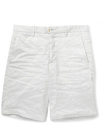 Acne Studios Adrian Creased Cotton Blend Shorts