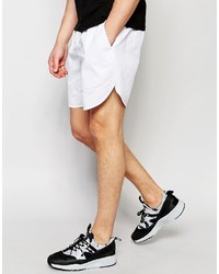Asos Brand Chino Shorts With Elasticated Waist In Navy White 2 Pack Save 17%