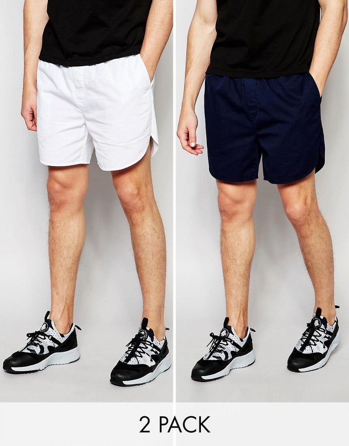 elasticated chino shorts