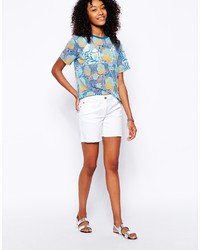 Asos Collection Cut Off Twill Shorts