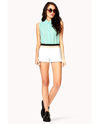 Forever 21 Colorblocked Dolphin Shorts
