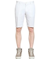 Etro Cotton Linen Twill Bermuda Shorts