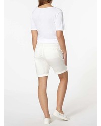 Dorothy Perkins Petite White Cotton Shorts