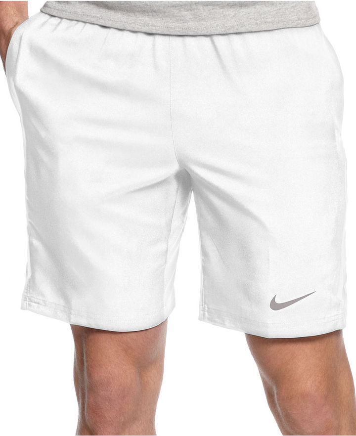 white nike tennis shorts