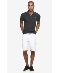 Express 10 Inch Belted Cargo Shorts
