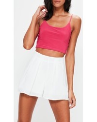 Missguided Floaty Pleat Shorts