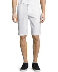 AG Adriano Goldschmied Griffin Flat Front Shorts White
