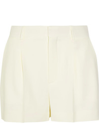 Chloé Iconic Pleated Crepe Shorts