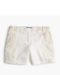J.Crew Limited Edition Chino Short In Paint Splatter