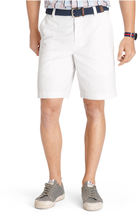 izod flat front shorts