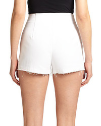 3.1 Phillip Lim Top Stitched Cotton Shorts