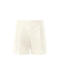 Valentino Mikado Cotton Silk Blend Tailored Shorts