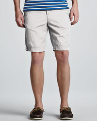 Vince Cotton Linen Shorts White