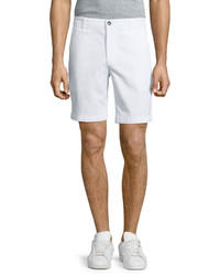 AG Adriano Goldschmied Wanderer Flat Front Shorts White