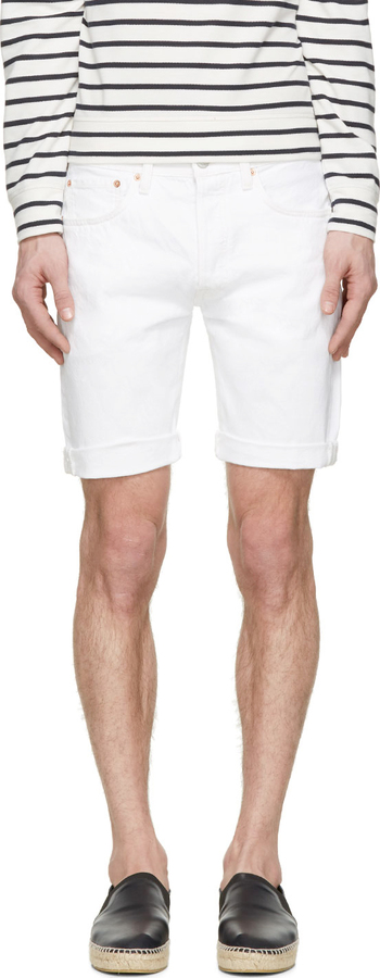 Levi's White Denim 501 Cut Off Shorts | Where to buy & how to wear