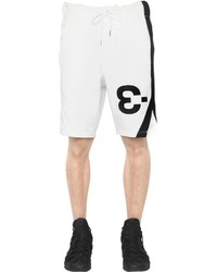 Y-3 Logo Detail Cotton Jogging Shorts