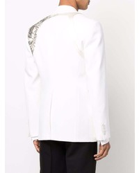Alexander McQueen Sequined Silk Blazer