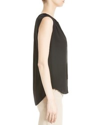 Theory Alamay Silk Georgette Top