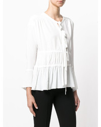 Moschino Boutique Peasant Blouse