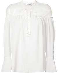 Yigal Azrouel Lace Up Blouse
