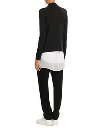 DKNY Silk Blouse With Asymmetric Hem
