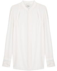 3.1 Phillip Lim Silk Blouse With Cut Out Detail
