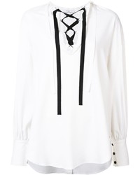 Tome Tie Peasant Blouse
