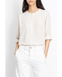 Vince Collarless Blouse