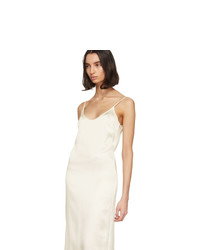 La Perla Off White Silk Slip Dress