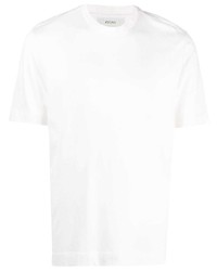 Z Zegna Crewneck Cotton Silk T Shirt