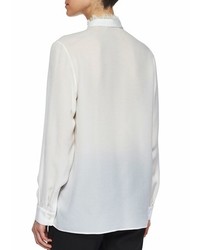 3.1 Phillip Lim Classic Silk Shirt White