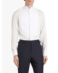 Burberry Modern Fit Panelled Bib Cotton Silk Evening Shirt