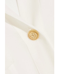 Balmain Silk Crepe De Chine Shirt White